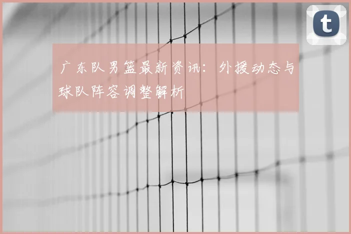 广东队男篮最新资讯：外援动态与球队阵容调整解析