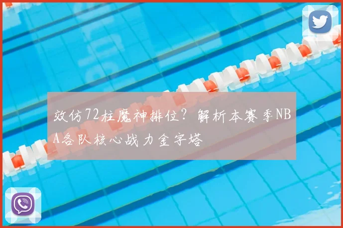 效仿72柱魔神排位?解析本赛季NBA各队核心战力金字塔