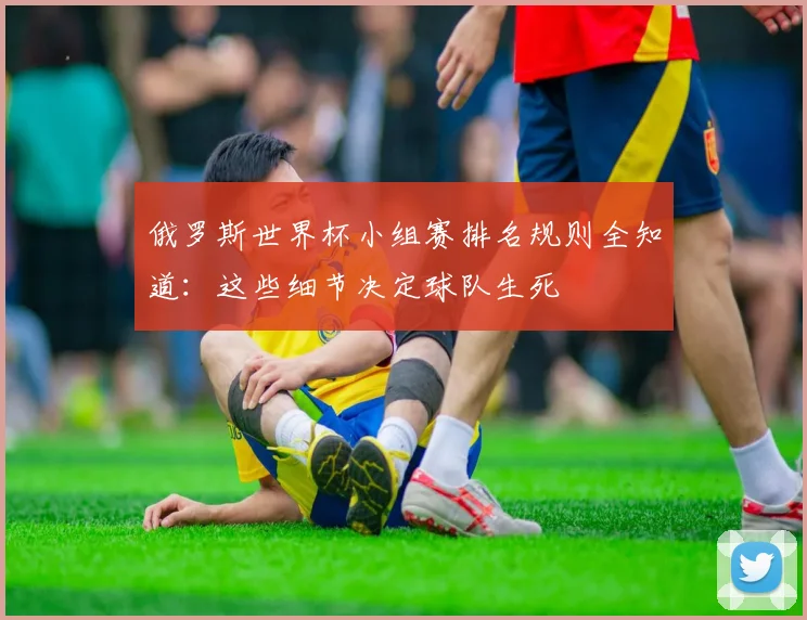 俄罗斯世界杯小组赛排名规则全知道:这些细节决定球队生死