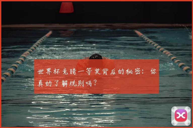 世界杯竞猜一等奖背后的秘密:你真的了解规则吗?